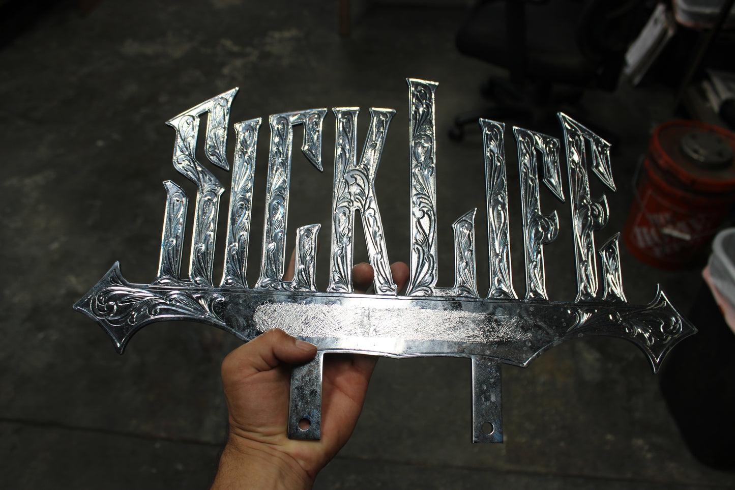 ENGRAVED ALL CHROME