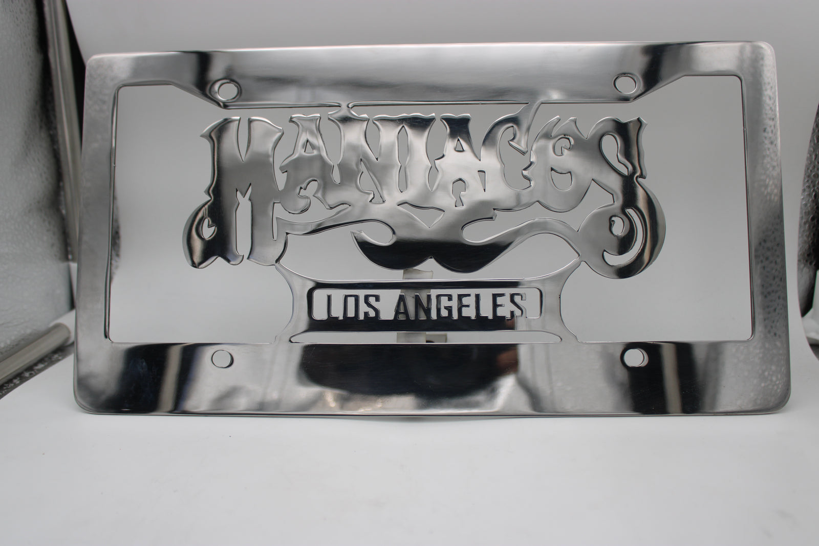 Custom Chrome License plate