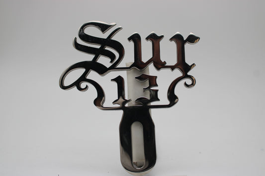 SUR 13 LICENSE PLATE TOPPER