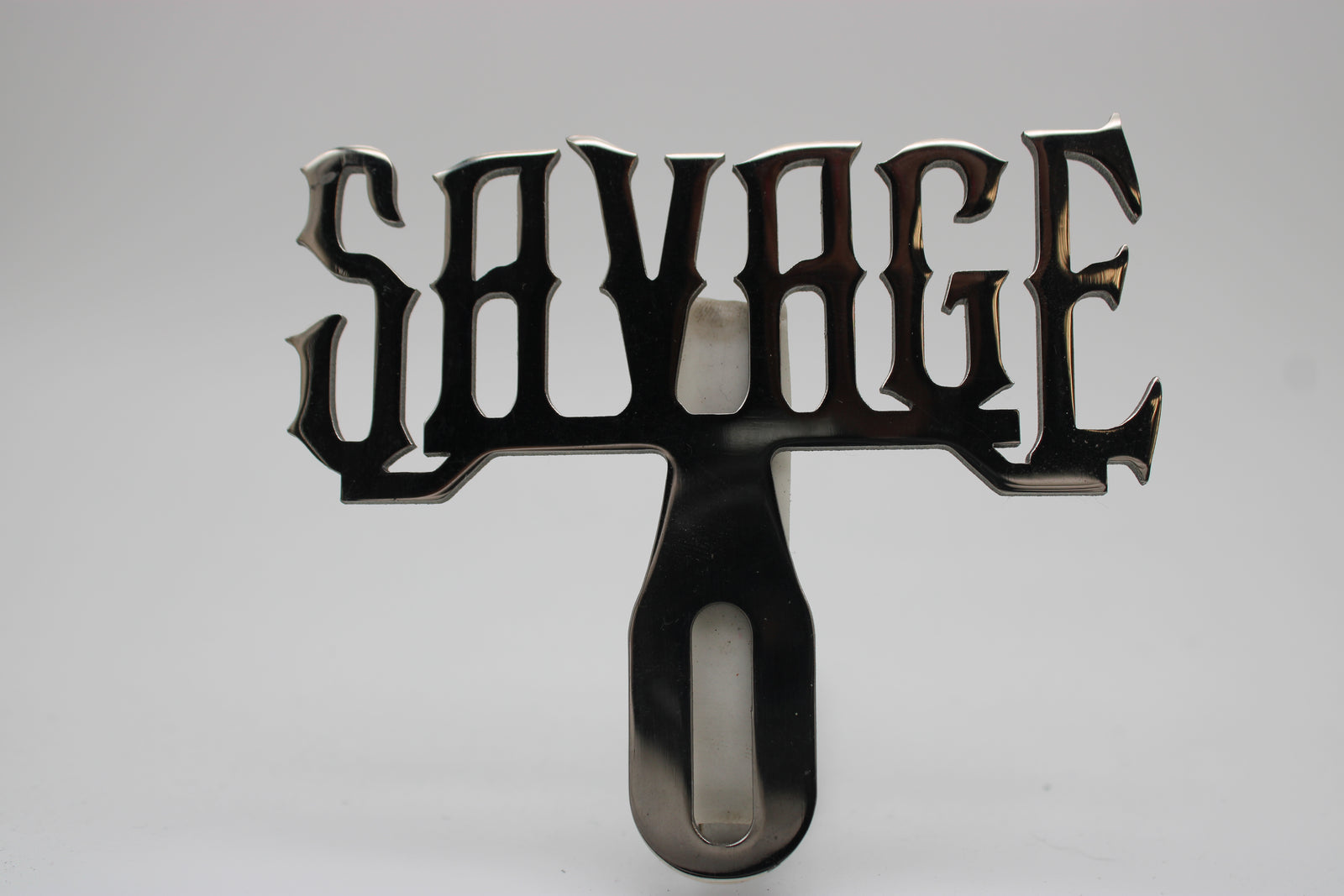 SAVAGE LICENSE PLATE TOPPER