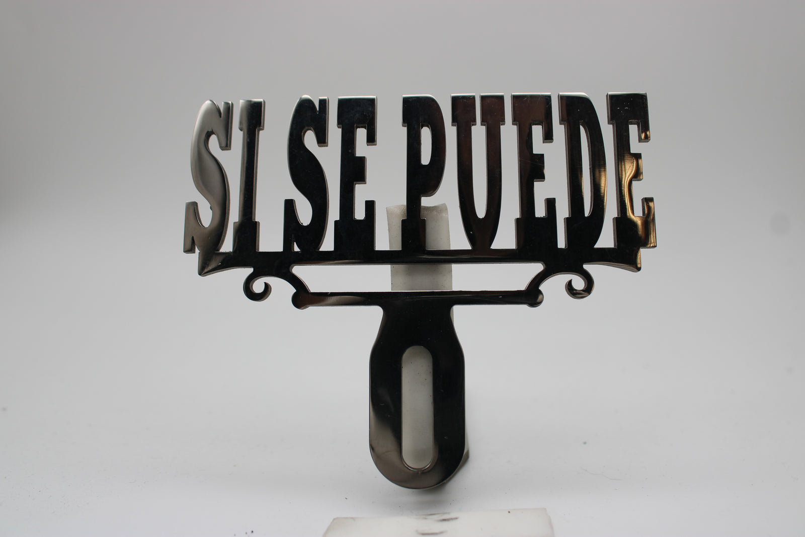 SI SE PUEDE LICENSE PLATE TOPPER