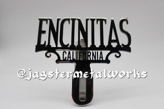 ENCINITAS LICENSE PLATE TOPPER