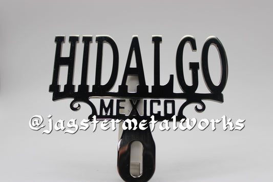 HIDALGO  LICENSE PLATE TOPPER