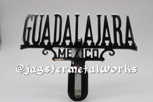 GUADALAJARA LICENSE PLATE TOPPER