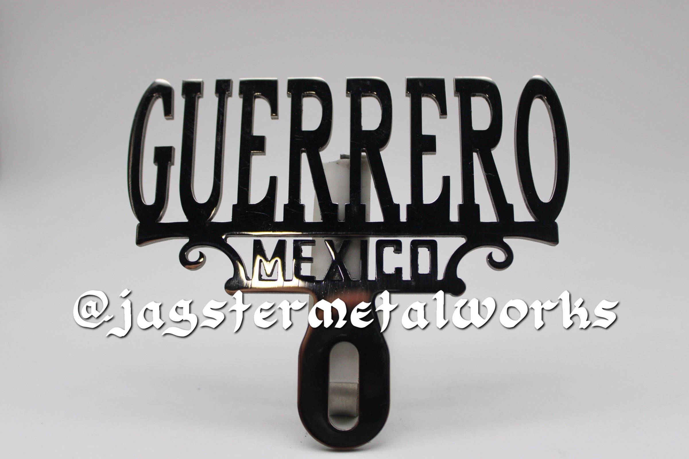 GUERRERO LICENSE PLATE TOPPER