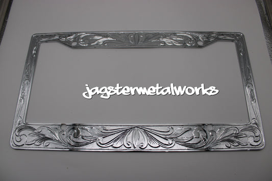 Chrome & Engraved License Plates