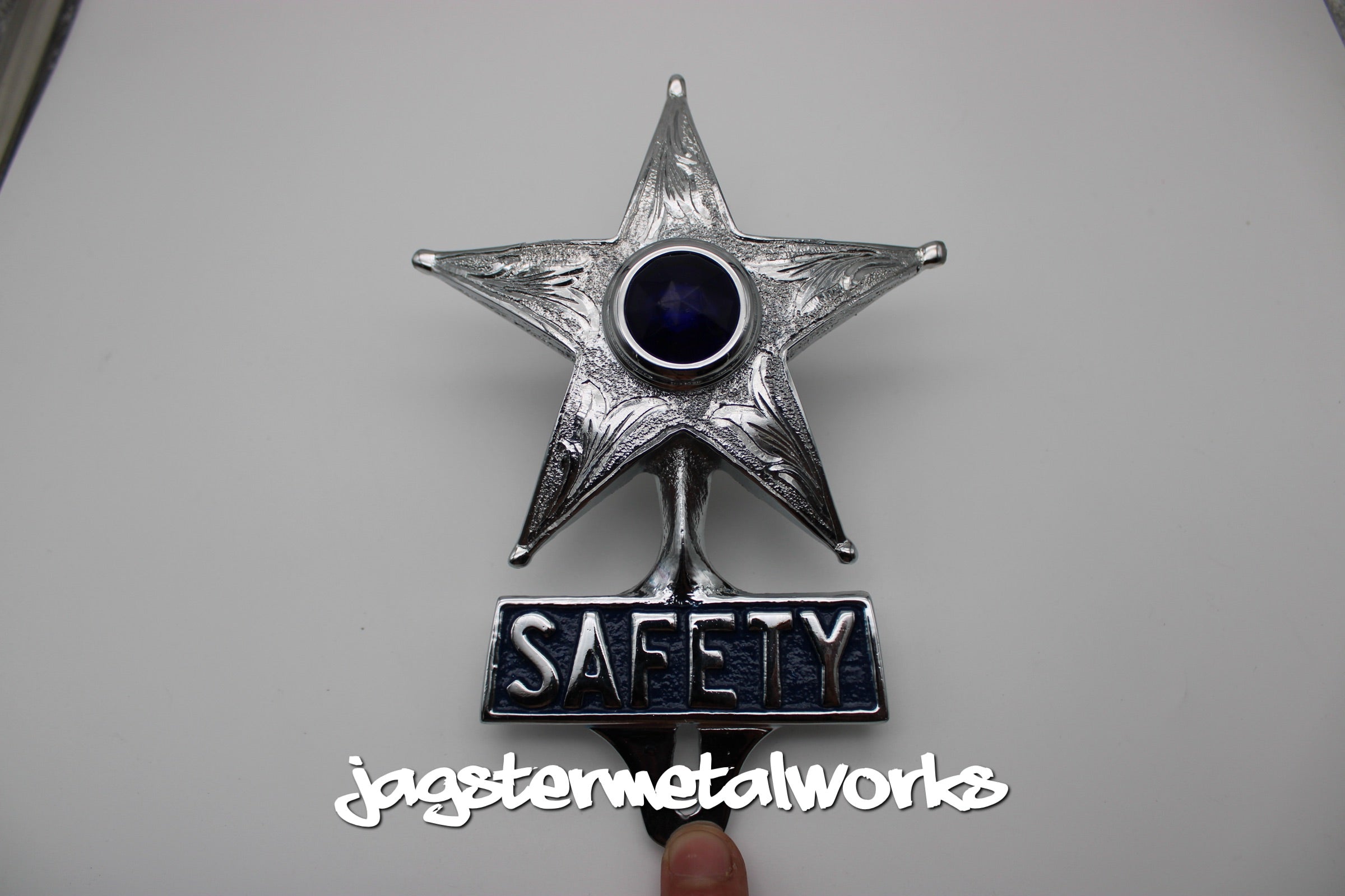 Dark Blue Safety Star