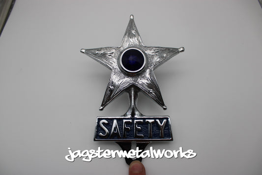 Dark Blue Safety Star